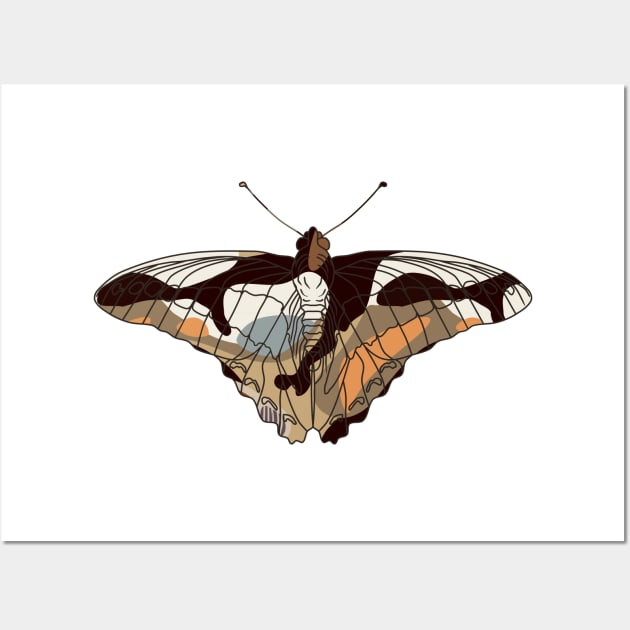 modern abstract butterfly Wall Art by bloomroge